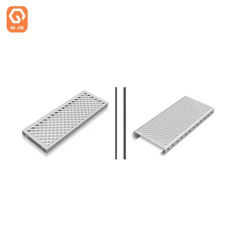 Anti Slip Stair Tread Perf O Grip Hot Dip Galvanized Steel Grating For