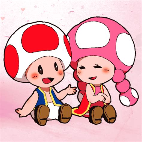 Toad X Toadette By Zeldasmelody On Deviantart