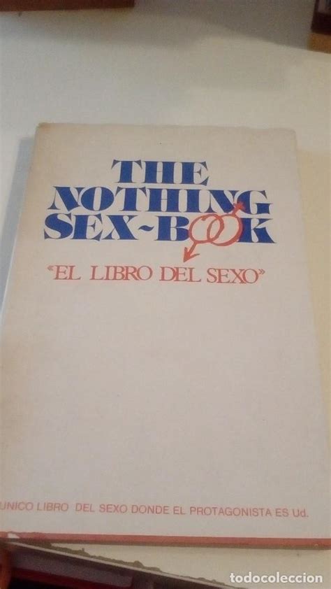 C G09gi Libro The Nothing Sex Book El Libro De Comprar Libros Sin