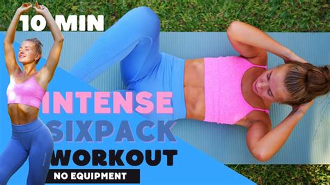 10 MIN INTENSE SIXPACK Best Ab Workout For Flat Stomach And Visible