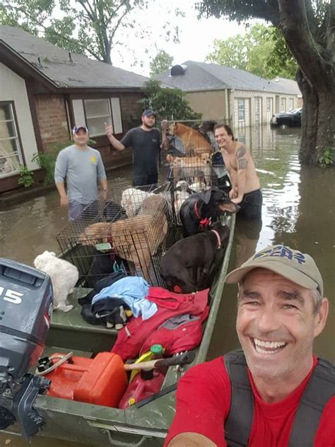 People Banding Together To Save Animals During Hurricane Harvey