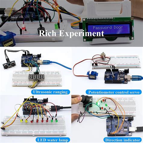 Super Kit De D Marrage Pour Arduino Pour Carte Uno Set R Servo Sg