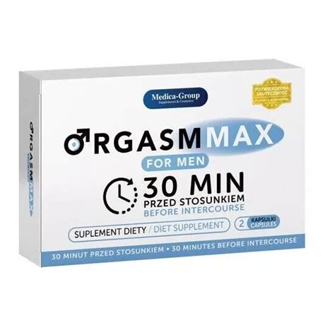 Orgasm Max For Men Compl Ment Alimentaire Pour Une Rection Rapide Et