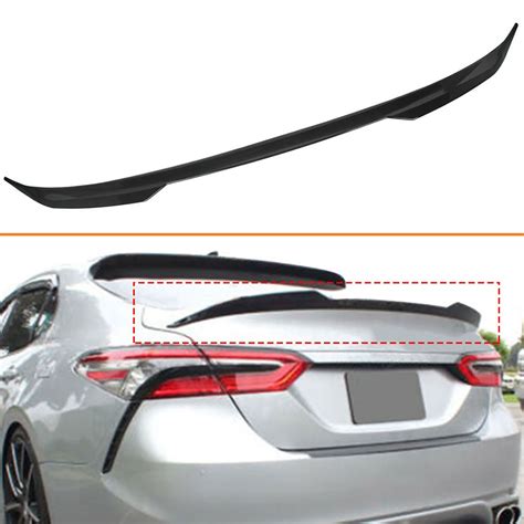 Labwork Rear Trunk Spoiler Wing Fit For 2018 2019 2020 Toyota Camry Se Xse Le Xle Glossy Black