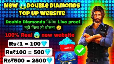 Double Diamond Top Up Website In Free Fire Double Diamond Top Up