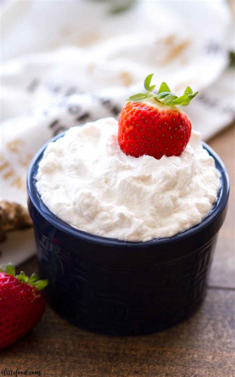 Easy Homemade Whipped Cream A Latte Food