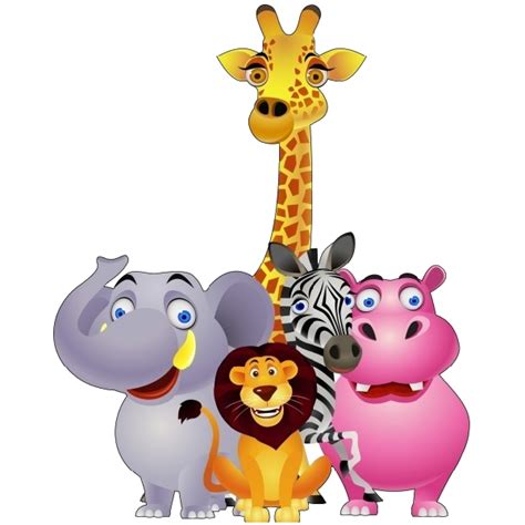 Jungle Cartoon Giraffe