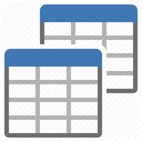 Database Table Icon At Collection Of Database Table