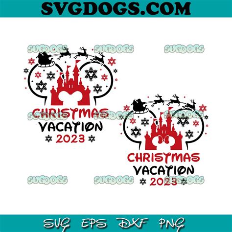 Bundle Christmas Vacation 2023 SVG PNG, Family Trip 2023 SVG