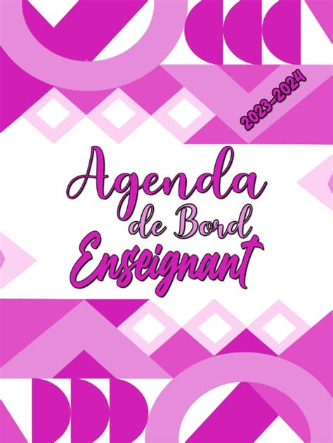 Amazon Agenda De Bord Enseignant 2023 2024 Carnet De Bord A4 Pour