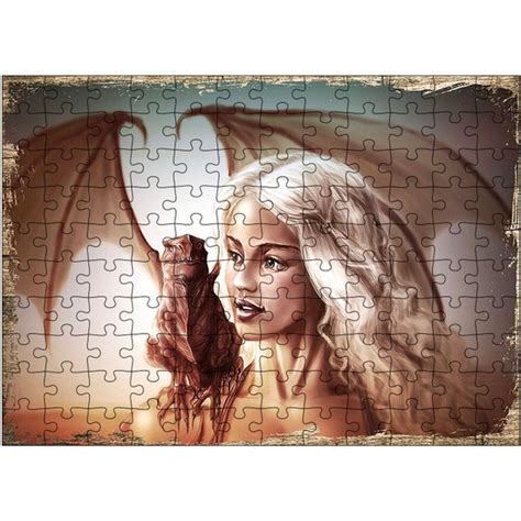 Tablomega Ahşap Mdf Puzzle Yapboz Daenerys Targaryen ve Fiyatı