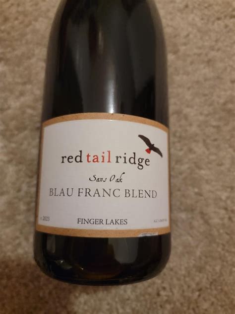 2023 Red Tail Ridge Winery Frost Smoke Blau Franc Blend RTR Estate