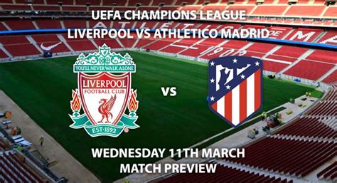 Liverpool vs Atletico Madrid - Match Preview | Betalyst.com