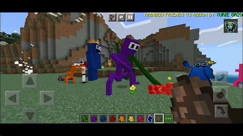 Rainbow Friends V3 Addon In Minecraft Pe Youtube