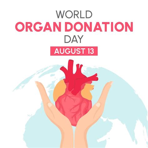 Premium Vector World Organ Donation Day Social Media Post Or Banner