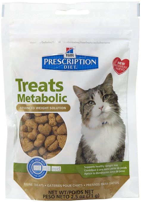 Hill S Prescription Diet Feline Metabolic Advanced Weight Solution Cat Treats 2 5 Oz Bag Cat