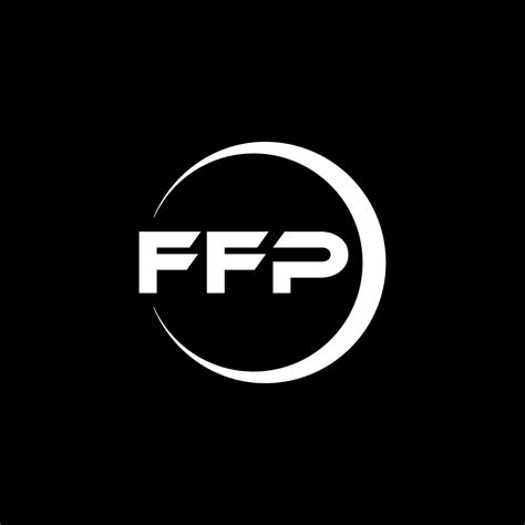 FFP letter logo design in illustration. Vector logo, calligraphy ...