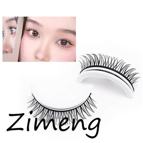 Natural False Eyelashes No Need Glue Reusable Self Adhesive Eyelashes