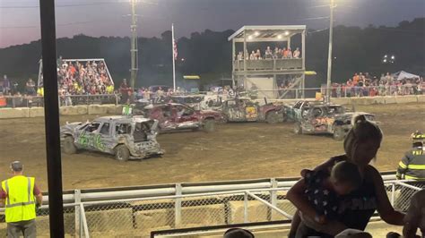 6 12 21 Pike County Fair Demo Derby Super Stock YouTube