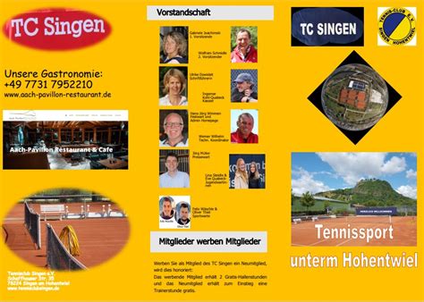 Über uns Tennis Club Singen e V