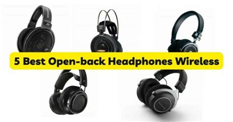 5 Best Open-back Headphones Wireless - All For Turntables