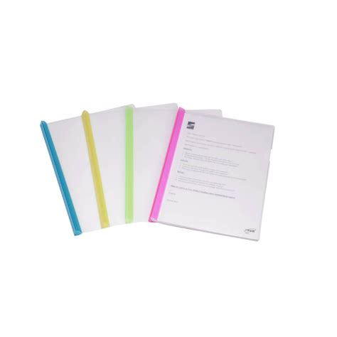 Trio Stick File A Folder File Report Sliding Bar Cover Strip File