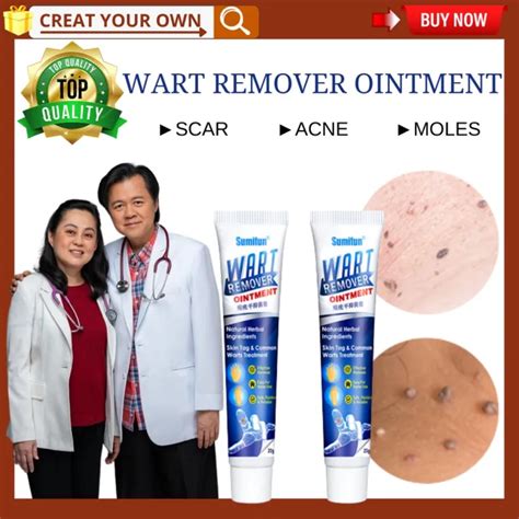 Sumifun Warts Remover Original Kulugo Remover Cream Natural Herbal Wart