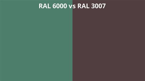 Ral 6000 Vs 3007 Ral Colour Chart Uk