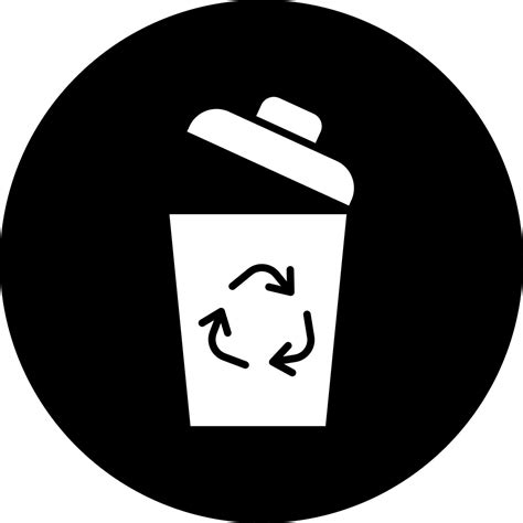 Recycle Bin Vector Icon Design 22990911 Vector Art At Vecteezy