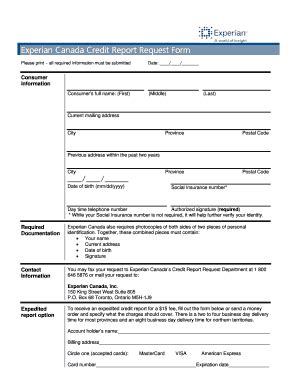 Annual Credit Report Request Form Fillable Fill And Sign