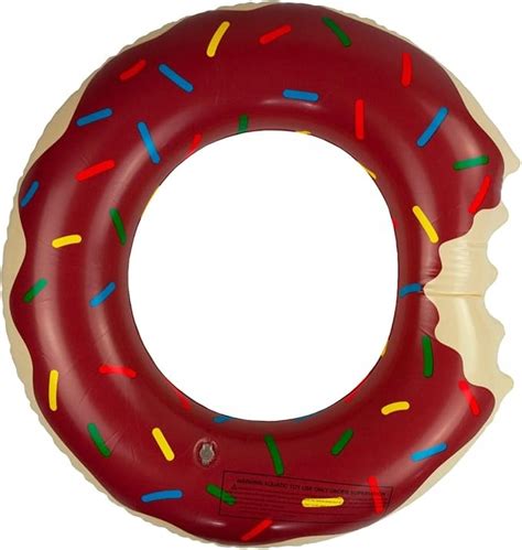 KOŁO DMUCHANE DONUT DUŻE MATERAC DO WODY PŁYWANIA BASENU KÓŁKO 120CM