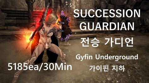 BDO 검은사막 전승 가디언 Succession Guardian 가이핀 지하 Gyfin Rhasia Underground 일줌