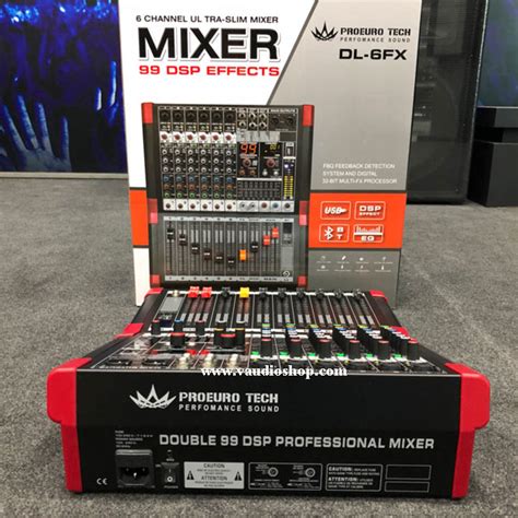 MIXER PRO EUROTECH DL 6FX Bluetooth