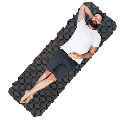 Auto Inflating Sleeping Pad Infl Vel Camping Dormir Almofadas