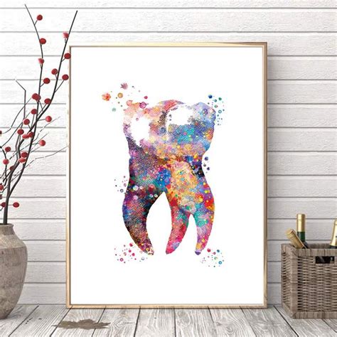 Tooth Posters Dentistry Paintings Dental Poster Teeth Picture Dentist ...