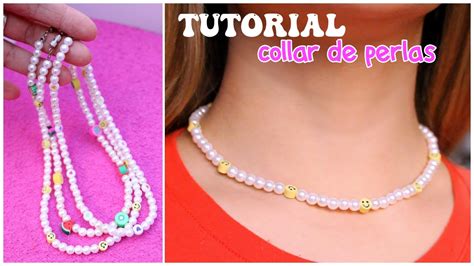 Descubre cómo hacer un elegante collar con perlas paso a paso Todo