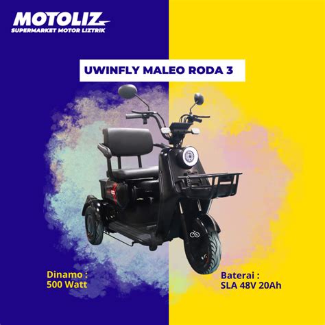 Jual Uwinfly Maleo Sepeda Listrik Roda Gejayan Jogja Shopee Indonesia