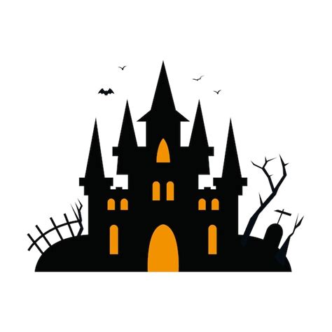 Icono Del Castillo De Halloween Castillo De Construcci N De Casas De