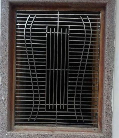 Silver Stainless Steel Window Grills For Home At Rs 450 Sq Ft In