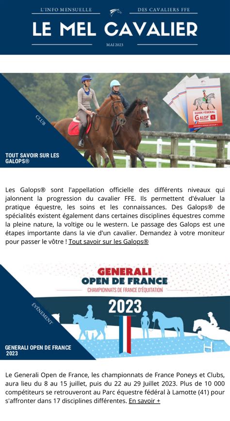 LE MEL CAVALIER MAI 2023 CRTE Hauts De France