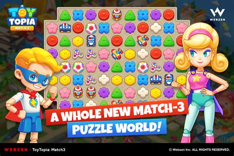 ToyTopia Match3 Webzens Upcoming Match 3 Puzzle Game Is Soft