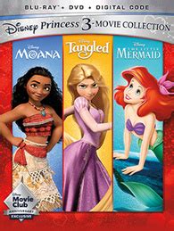 Disney Princess: 3-Movie Collection Blu-ray (Disney Movie Club Exclusive)