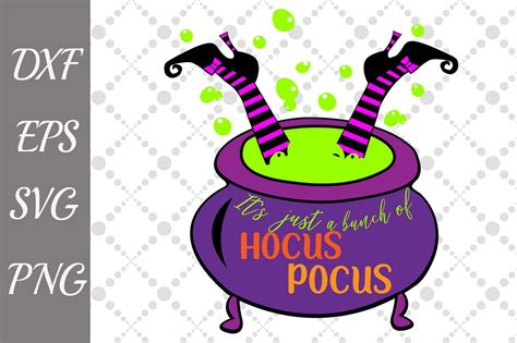 Hocus Pocus Svg WITCH CAULDRON SVG Halloween Svg