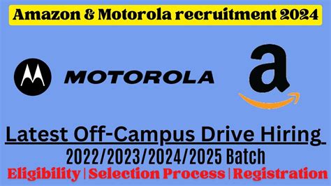 Amazon Off Campus Drive For 2023 2024 2025 Batch Latest Internship For