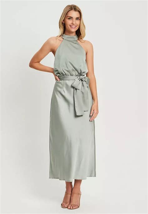 Buy Tussah Zani Midi Dress Online ZALORA Malaysia