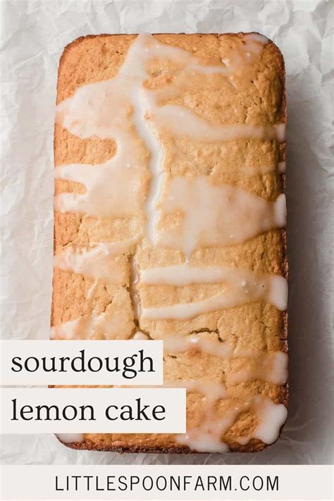 Sourdough Lemon Cake Little Spoon Farm