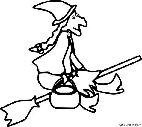 Room on the Broom Coloring Pages (7 Free Printables) - ColoringAll