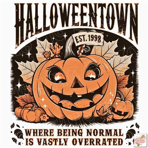 Halloweentown 1998 PNG, Halloween Png, Halloween Shirt Png, Retro ...