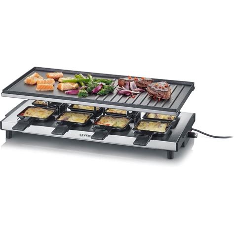 Severin RG 2375 Raclette Con Placa Grill Antiadherente De Parrilla