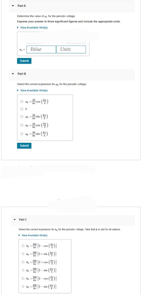 Answered Part A Determine The Value Of A For The… Bartleby